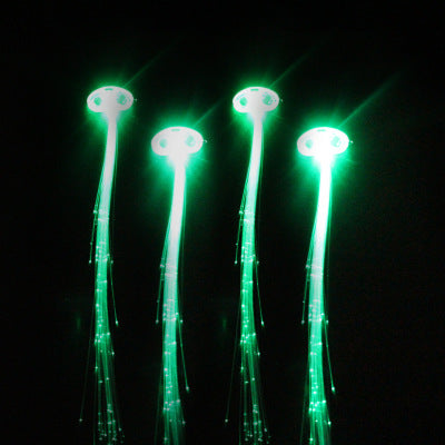 LED Flashing Hair Braid Glowing Luminescent Hairpin Hair Ornament Girls LED Novetly Toys New Year Party Christmas