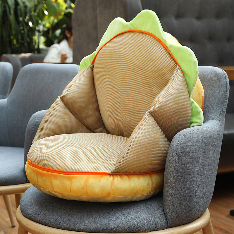 Creative Funny Hamburger Bread Pillow Cushion