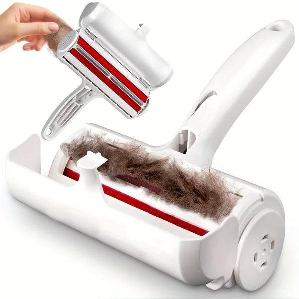One Hand Operate Way Pet Hair Remover Roller Removing Dog Cat Self Cleaning Lint Pet Hair Remover Pet Hair Remov Cleaning