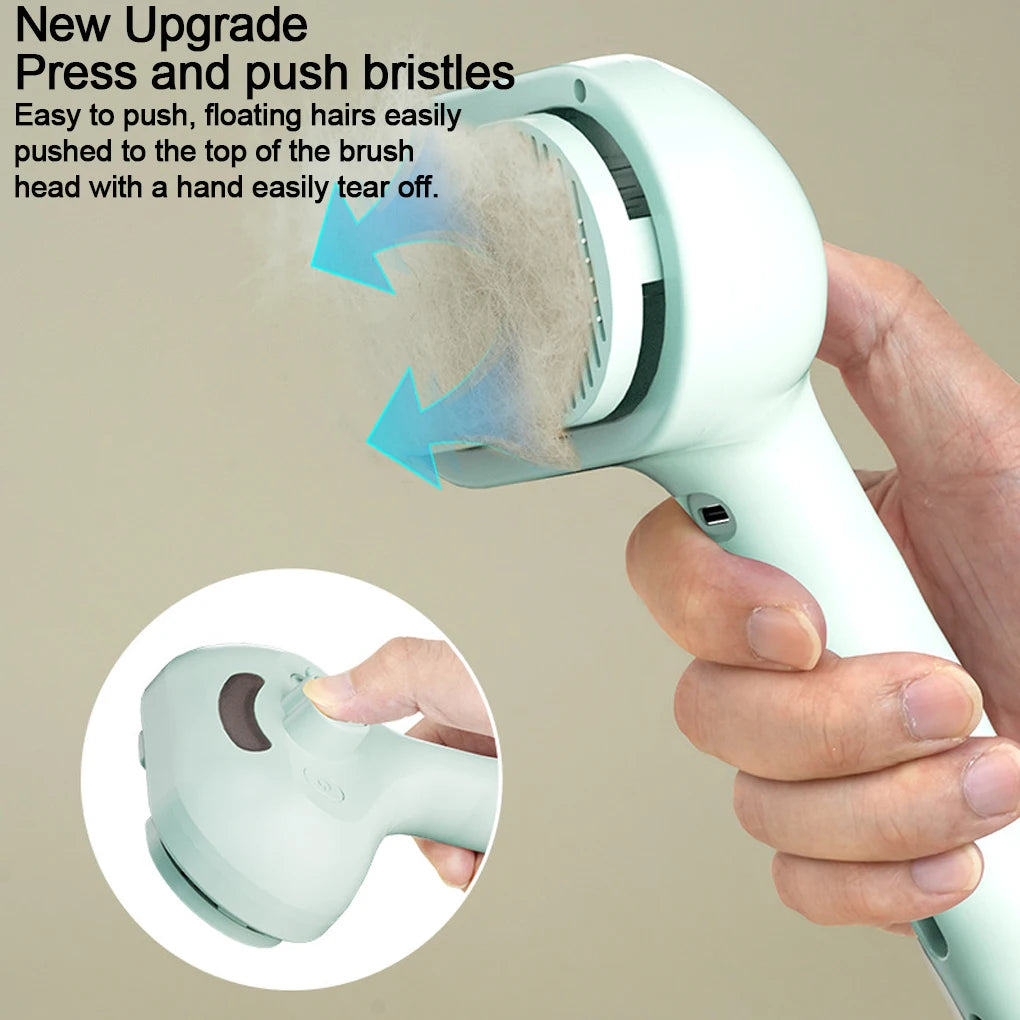 Steam Spray Dog Grooming Brush Unique Steam Brush For Dogs Luxury Grooming Brush Dog Steam Brush C